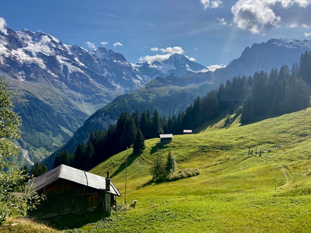 swiss alps landscape